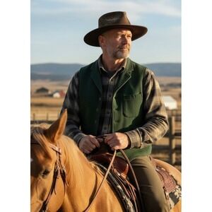 Heritage Montana Rancher's Felt hat Wool & Buffalo XL Cowboy Western